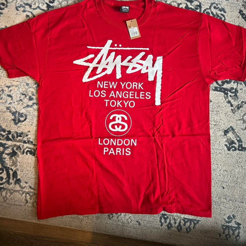Stussy World Tour Pigment Dyed Shirt